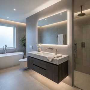 Muebles de Baño RH: ¿Por qué la melamina resistente a la humedad es vital?